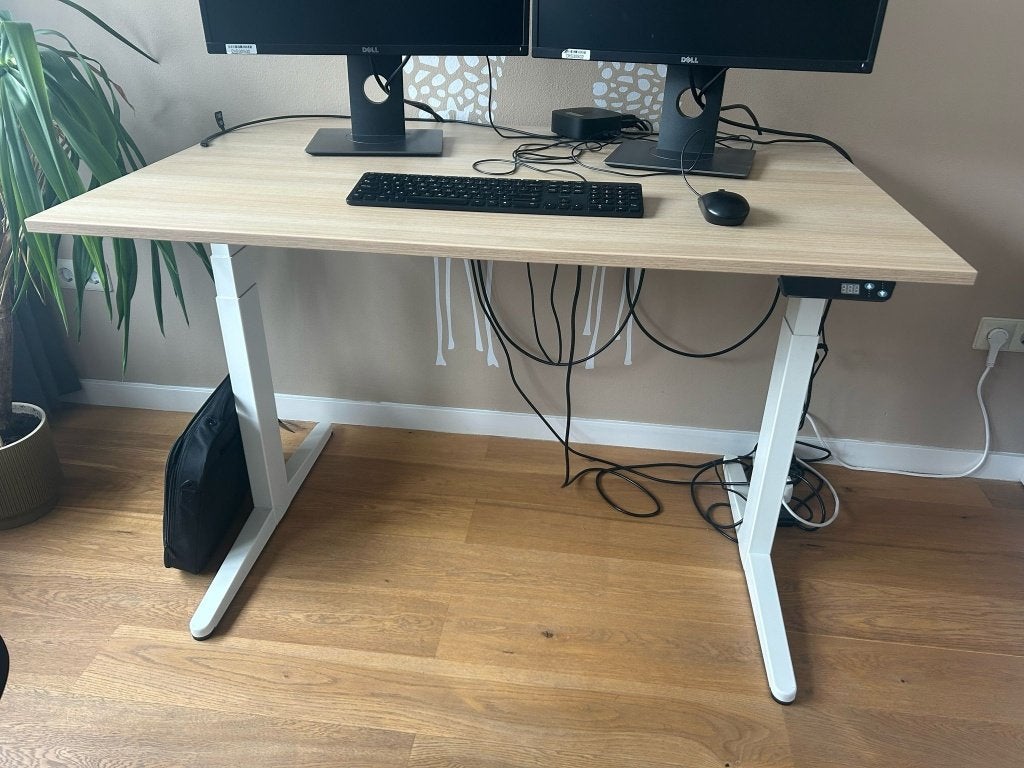 Zit-sta bureau Gispen, Ophalen, Gispen, 120 cm, Metaal