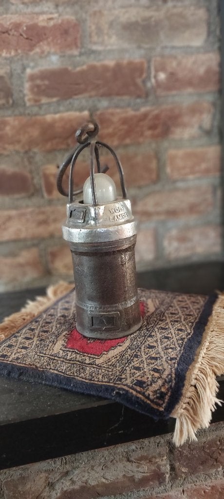 Antieke  Mijnwerkerslamp – Friemann & Wolf (Potlamp), Ophalen