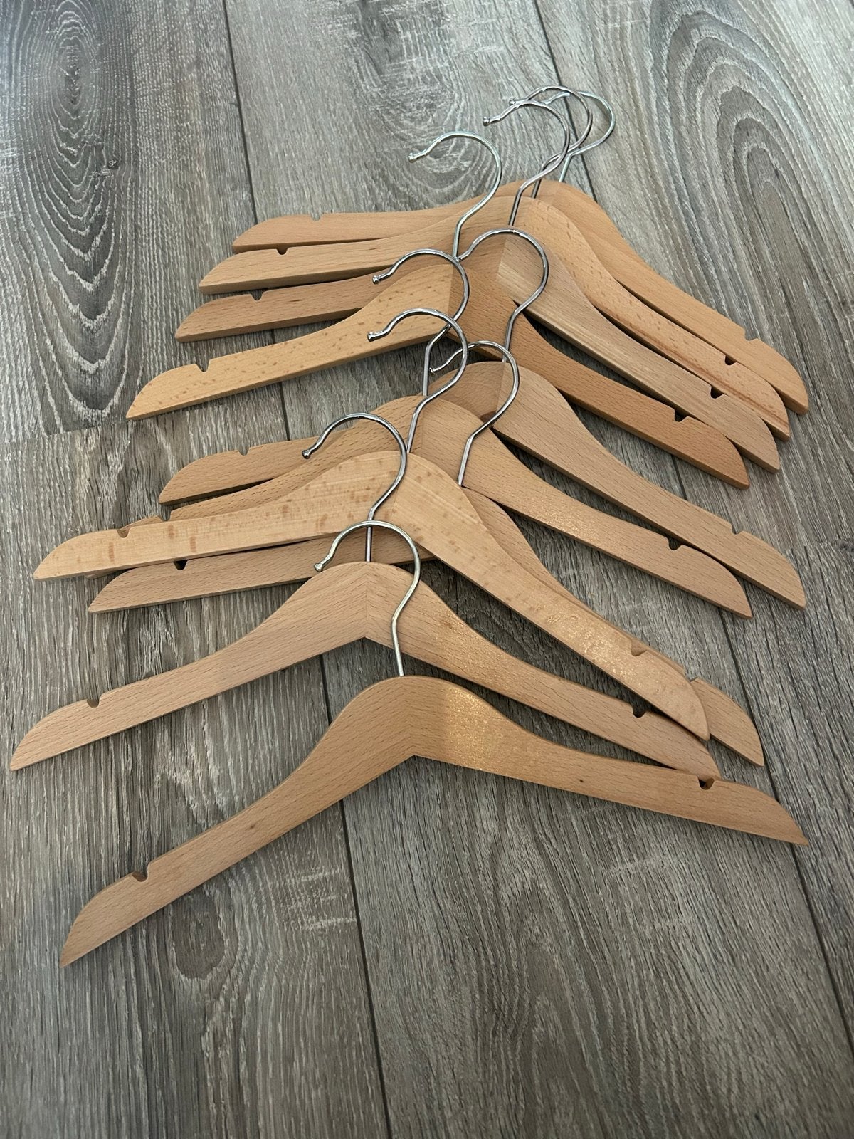 IKEA Kinderhangers hout, 10 stuks, Ophalen of Verzenden, Gebruikt, Overige typen