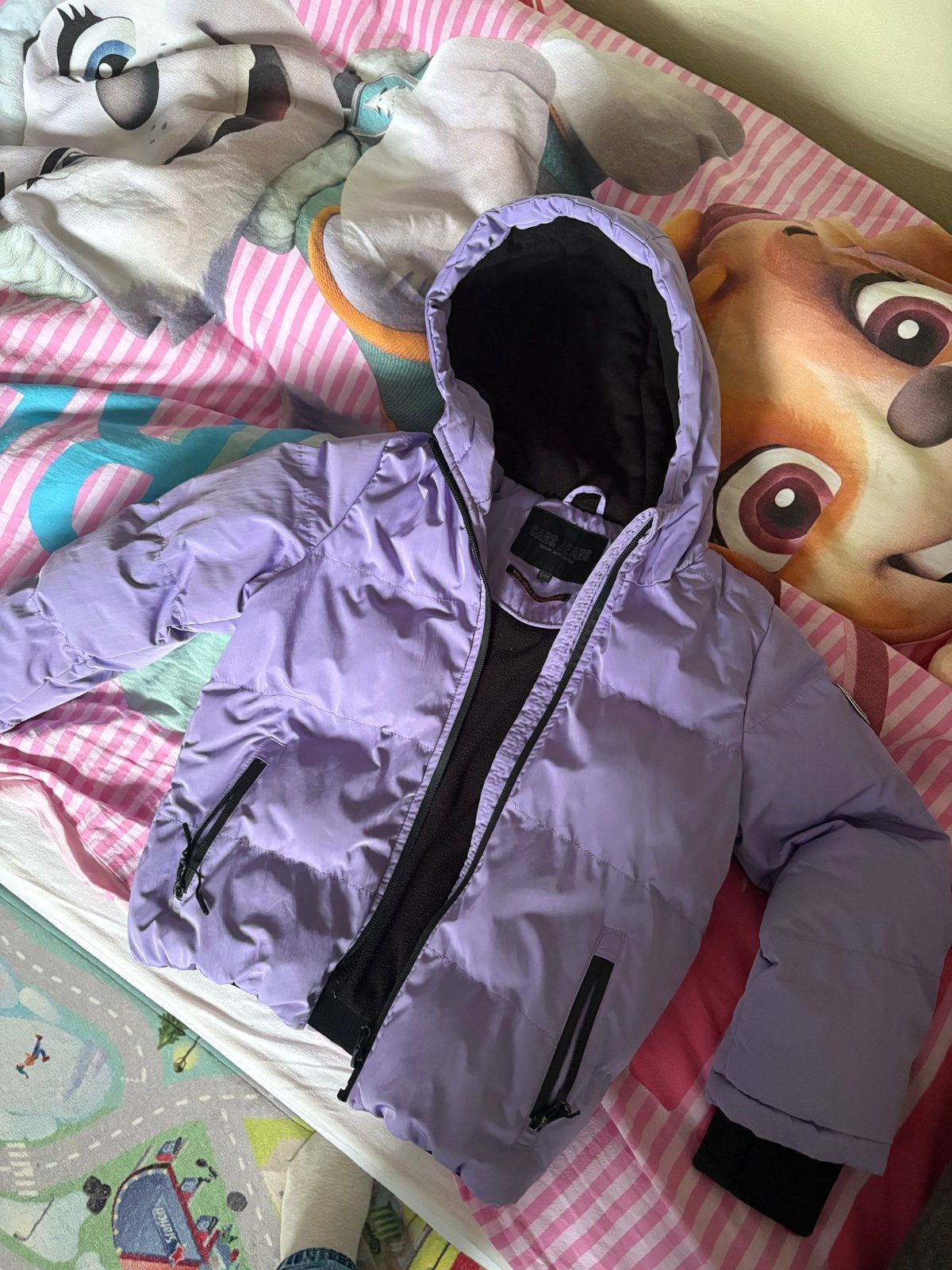 Diverse kinderjassen en schoenen - Maat 110/116en 27, Ophalen, Gebruikt, Meisje