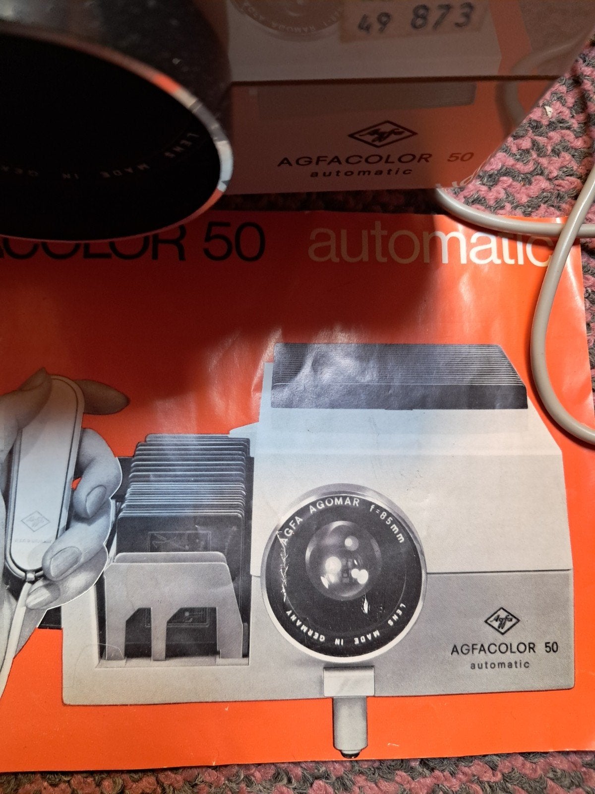 Agfacolor 50 Automatic Diaprojector - Vintage, Ophalen of Verzenden, Gebruikt