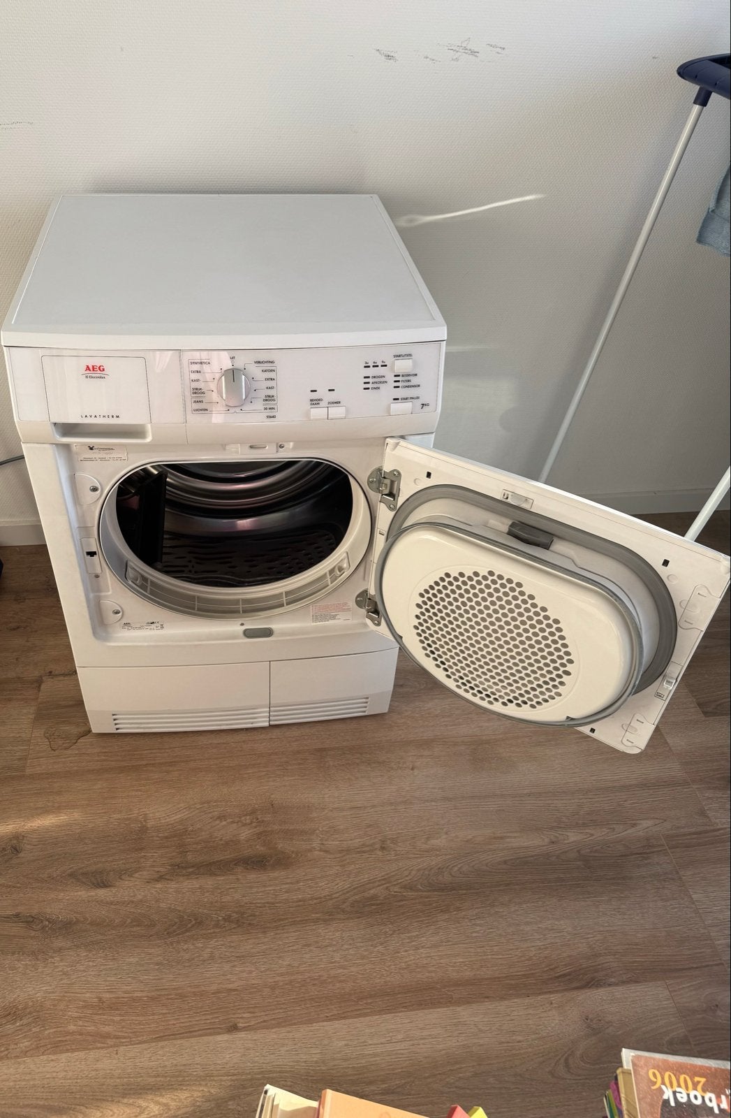 AEG Lavatherm Condensdroger, Ophalen, 6 tot 8 kg, Zo goed als nieuw, Voorlader