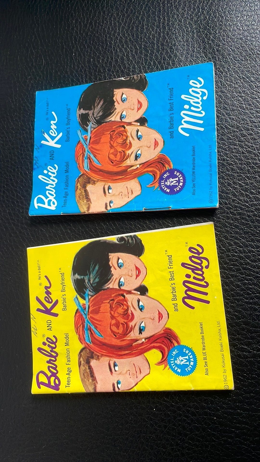 Barbie vintage booklets 1962 Ken Barbie Midge, Verzamelen, Ophalen of Verzenden, Zo goed als nieuw
