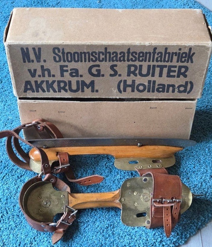 Antieke Friese doorlopers van N.V. Stoom Schaatsenfabriek, Ophalen of Verzenden