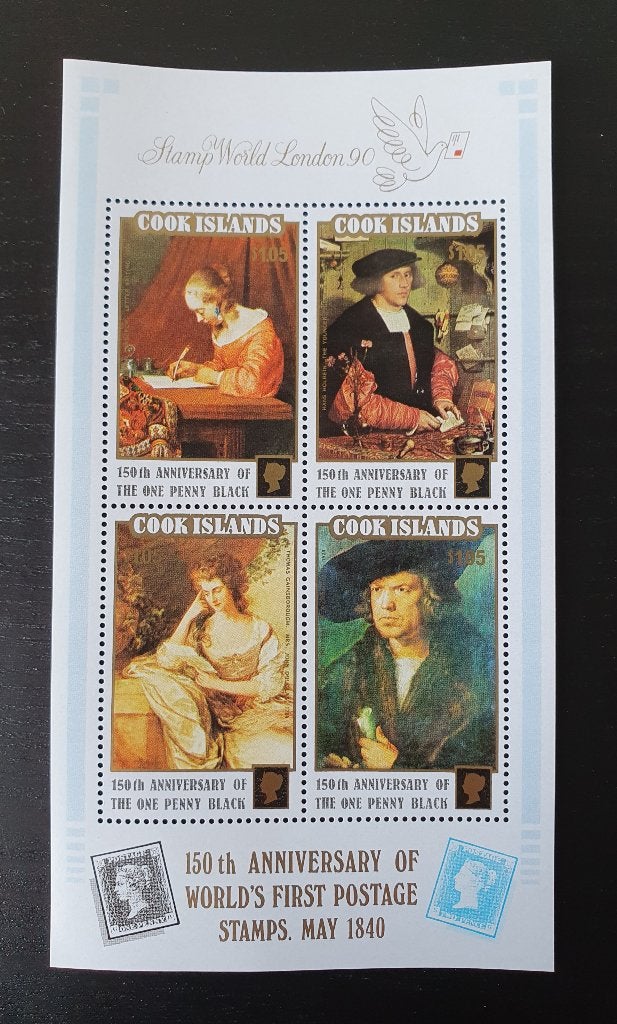 Cook Islands 1990 Penny Black Michel blok 195 postfris, Verzenden