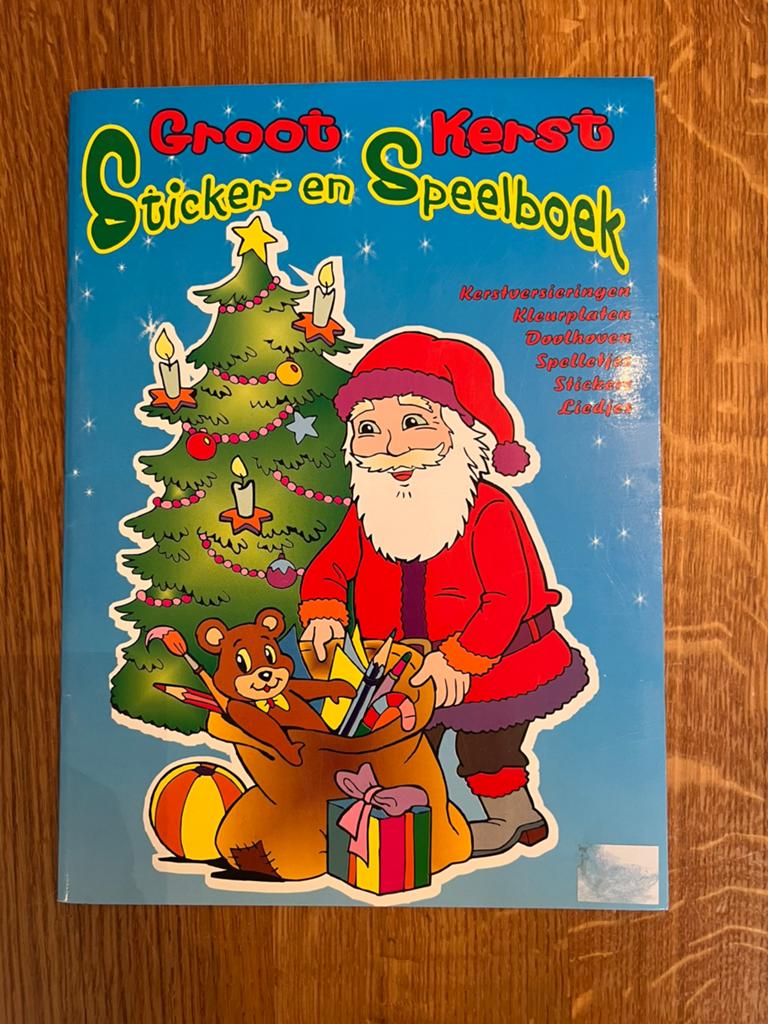 Groot kerst sticker- en speelboek - NIEUW, Ophalen of Verzenden, Nieuw