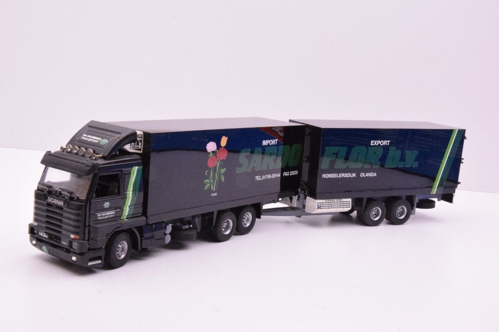 Scania 143 Streamline  '' Sardo Flor ''  Tekno, Ophalen of Verzenden, Zo goed als nieuw, Bus of Vrachtwagen, Tekno