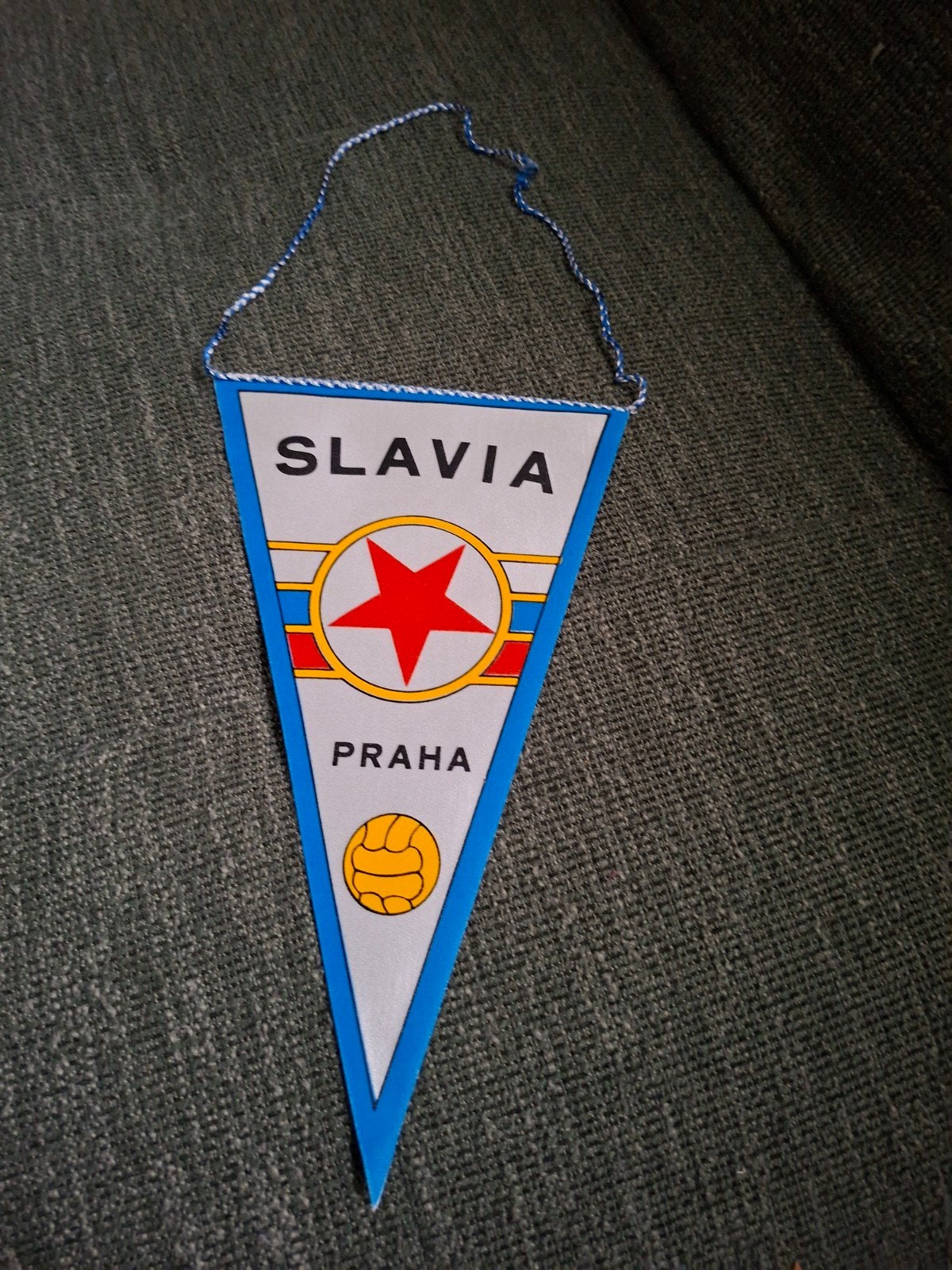 Slavia Praag vaan, Verzamelen, Ophalen of Verzenden, Buitenlandse clubs, Vaantje of Sjaal