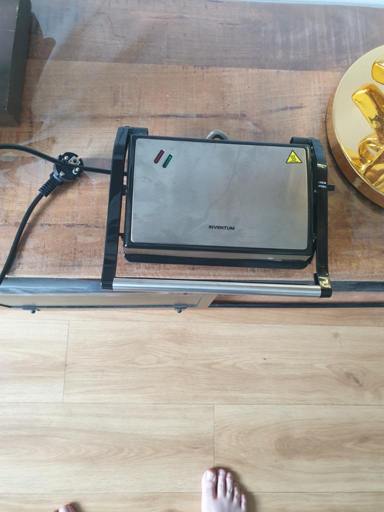 Inventum CG616/01 Contactgrill - Zo goed als nieuw, Ophalen, Zo goed als nieuw