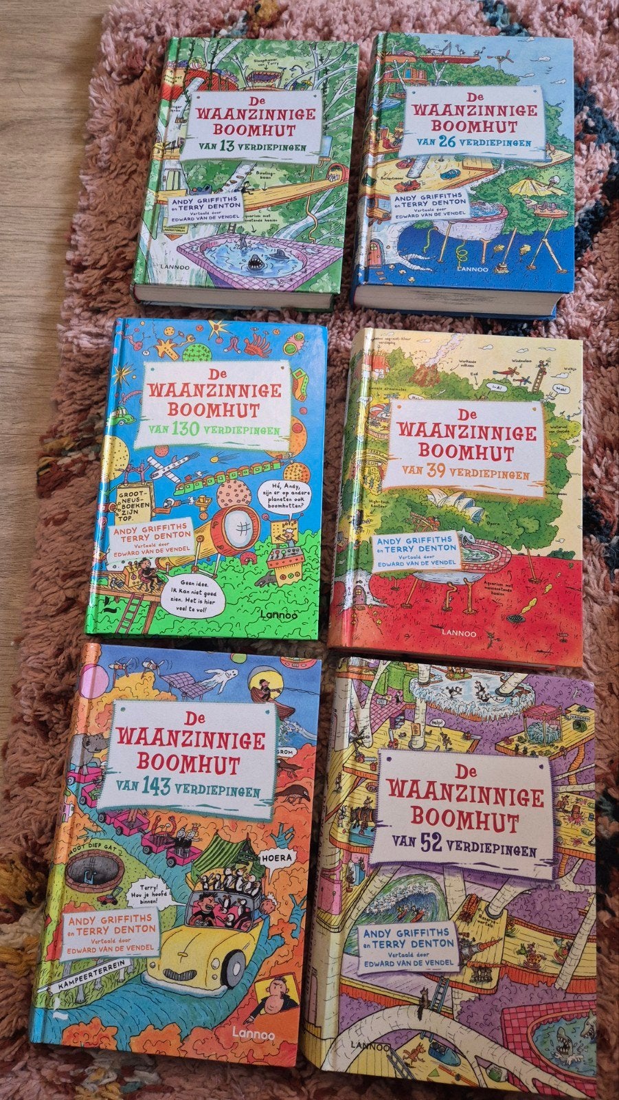 De waanzinnige boomhut 13, 26,39,52,130 en 143 verdiepingen, Boeken, Ophalen of Verzenden, Zo goed als nieuw, Andy Griffiths en Terry Denton