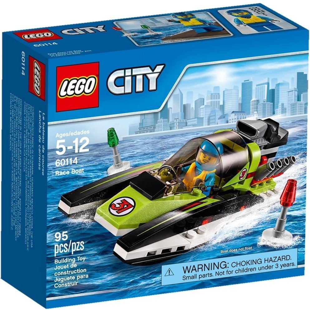 LEGO City 60114 Raceboot           * 't LEGOhuis *, Lego, Nieuw, Ophalen of Verzenden, X