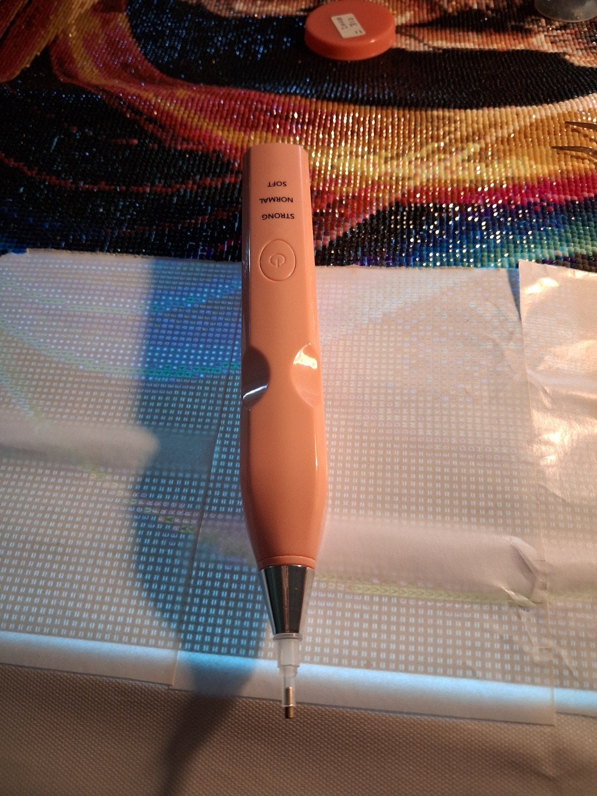 Elektrische Diamond Painting Pen - USB Oplaadbaar - Nieuw, Hobby en Vrije tijd, Knutselen, Roze, Verzenden, Overige thema's, Gereedschap of Toebehoren