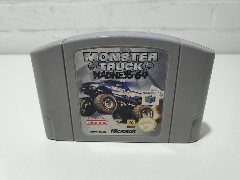 Monster Truck Madness 64 Nintendo 64, Gebruikt, ., 1 speler, Racen en Vliegen