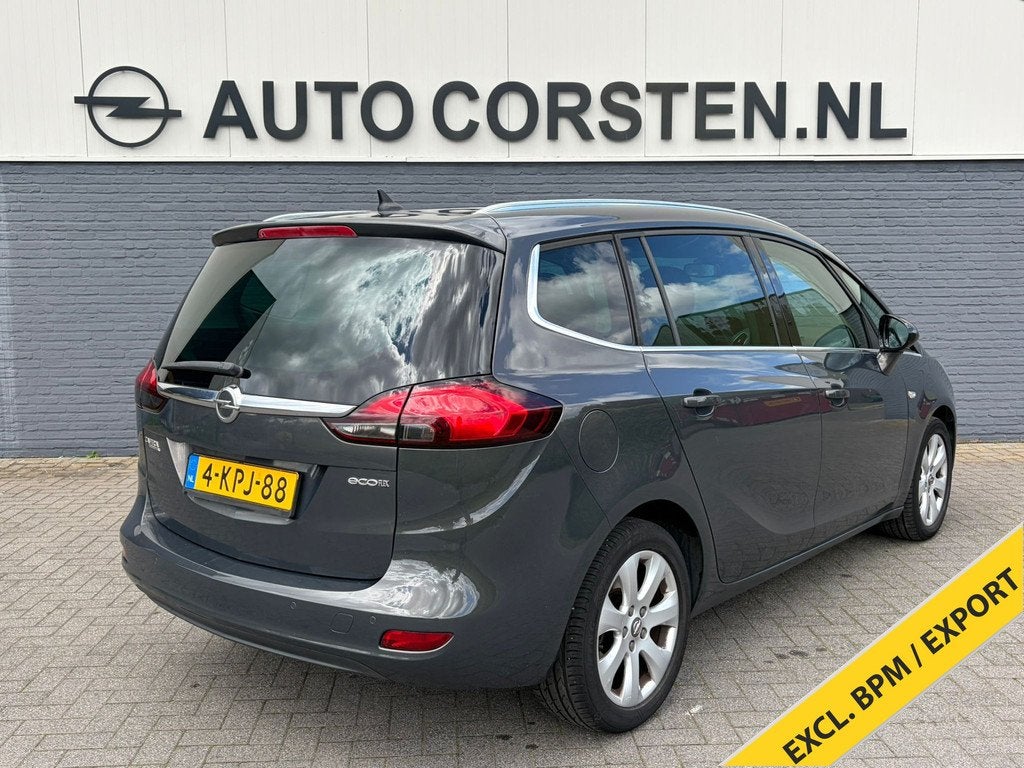 Opel Zafira Tourer 1.4T 120PK 7-Persoons AGR-Comfort Stoelen, Auto's, Opel, Euro 5, Stof, Zwart, 4 cilinders