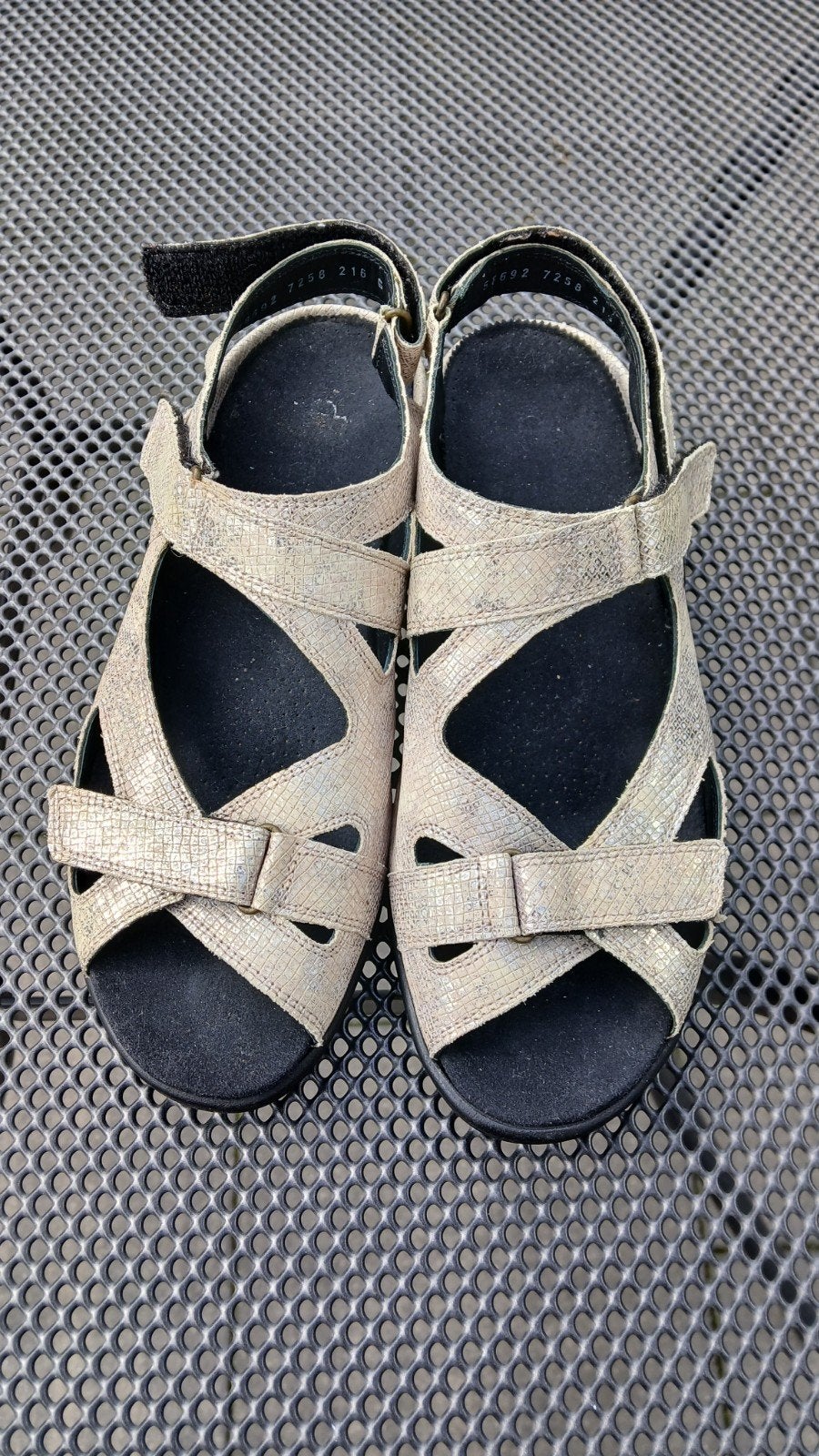 Durea sandalen maat 39 (6  G), Ophalen of Verzenden, Gedragen, Beige, Sandalen of Muiltjes