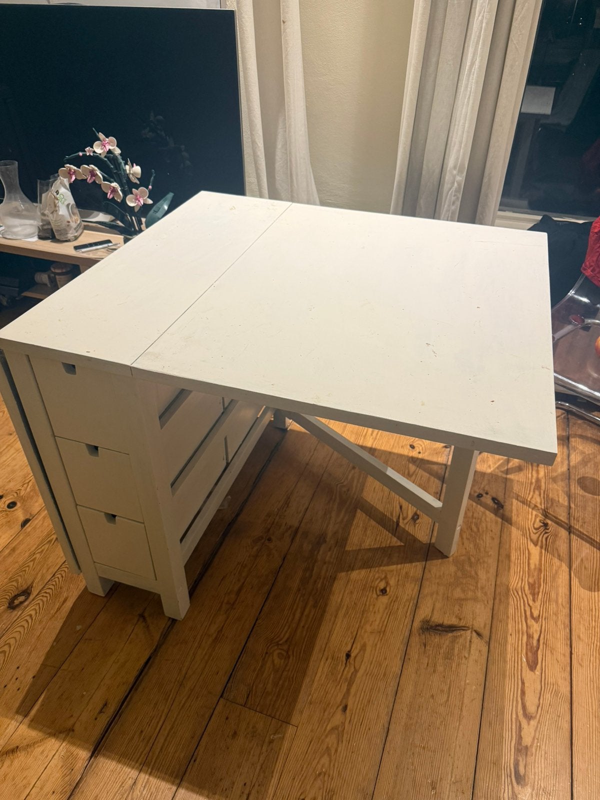 IKEA Norden klaptafel, Ophalen, Gebruikt, Rechthoekig, 50 tot 100 cm