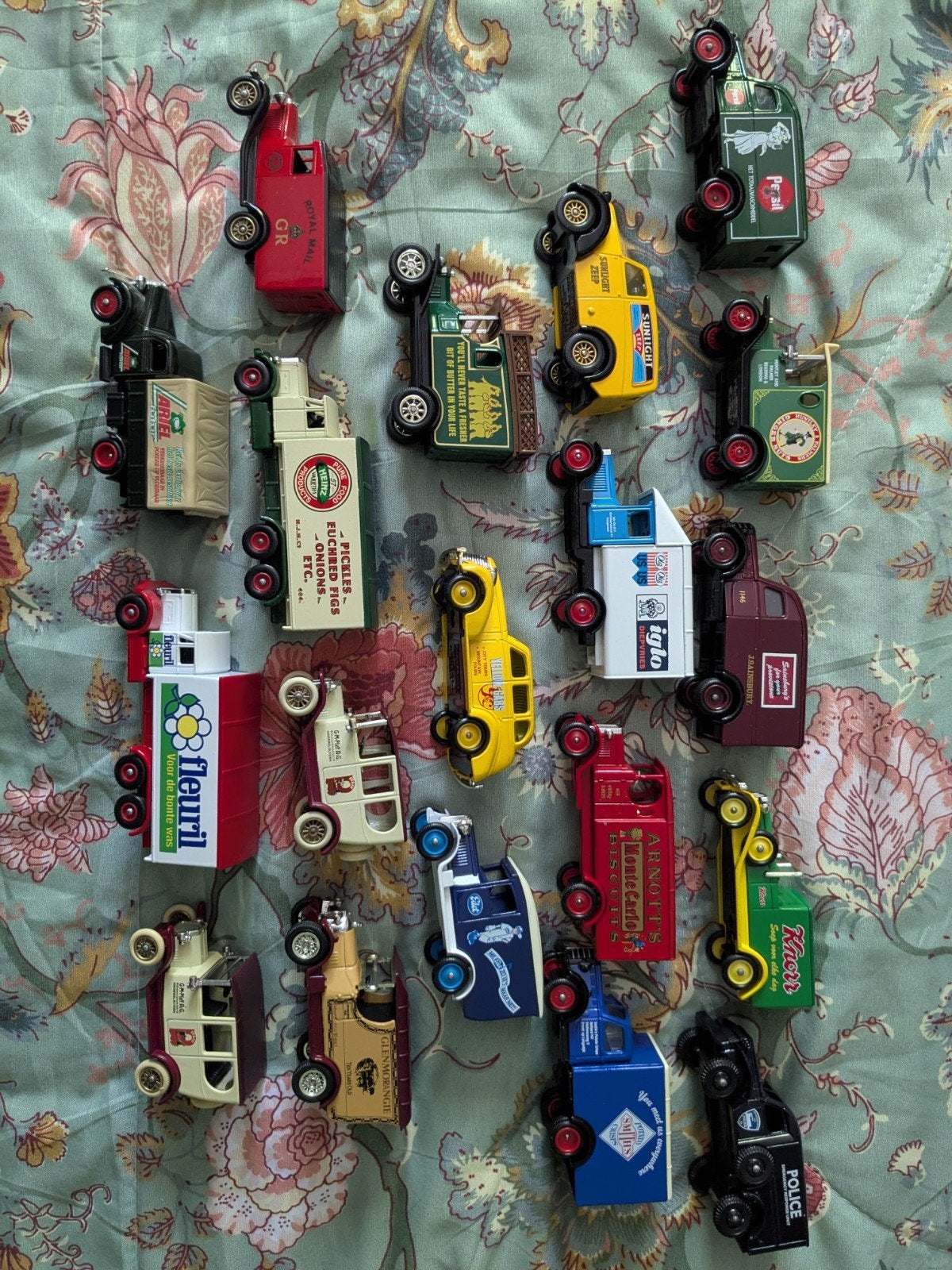 Verzameling vintage reclame speelgoedauto's, Ophalen of Verzenden, Gebruikt