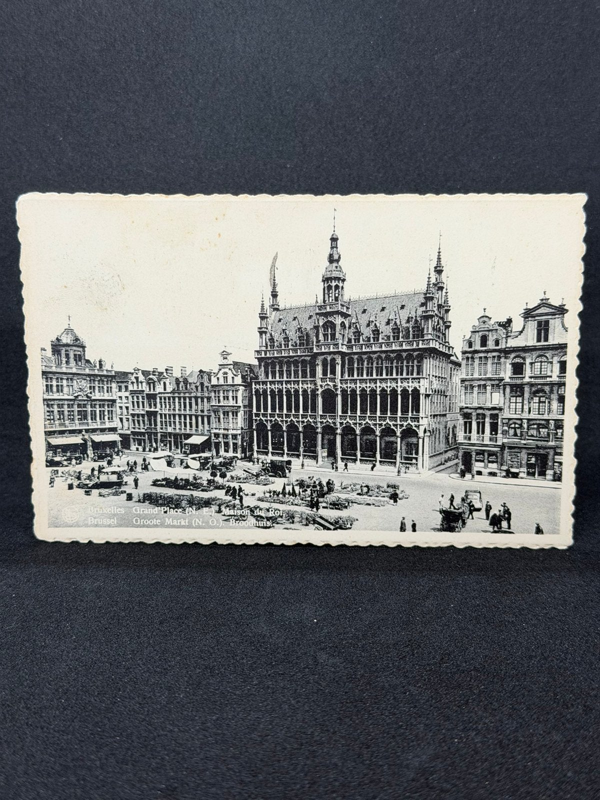 Oude Ansichtkaart Brussel Groote Markt Broodhuis (NELS), Ophalen of Verzenden, Voor 1920, Brussel (Gewest)