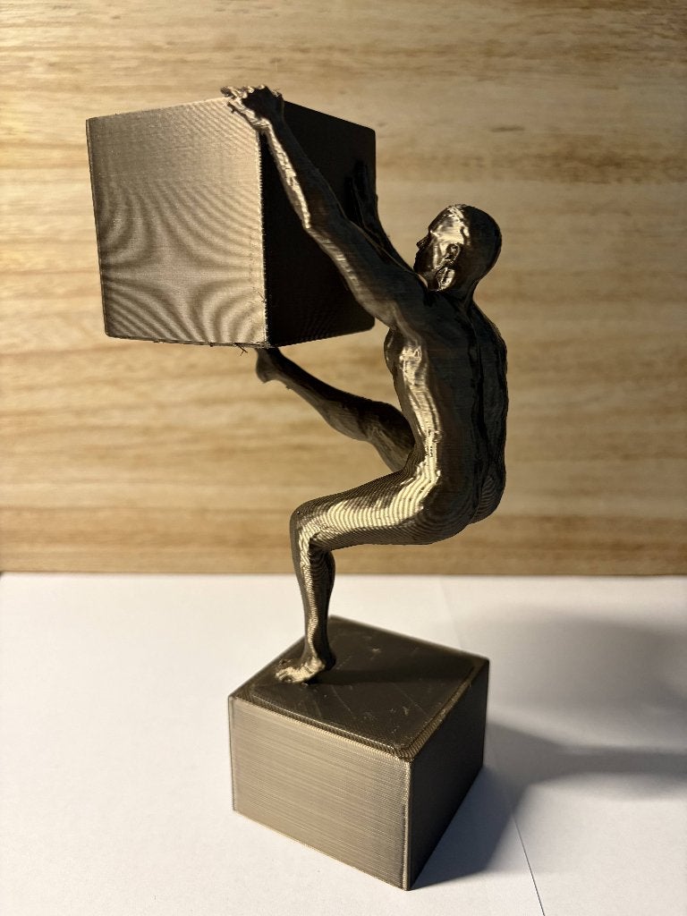3D printen brons kleur, Minder dan 20 cm, Art deco, Kunststof, Ophalen of Verzenden