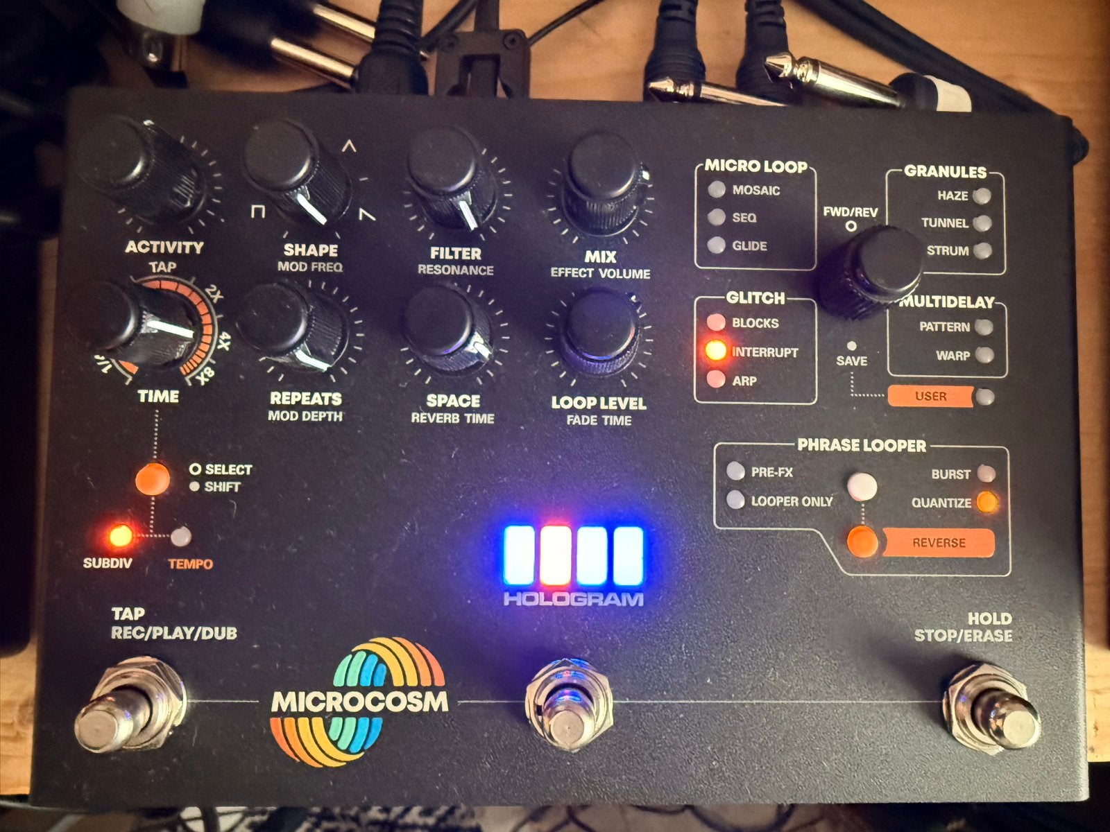 Hologram Microcosm - Granulaire Effectpedaal, Ophalen of Verzenden, Gebruikt, Delay of Echo