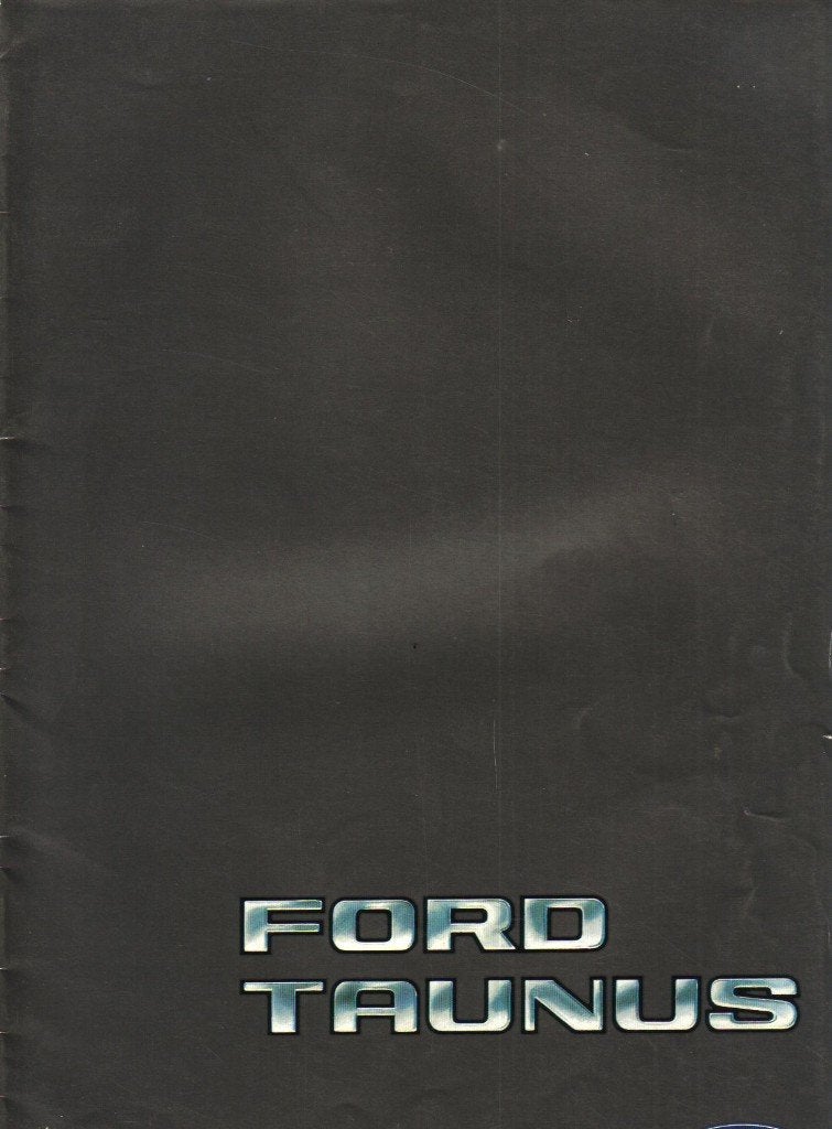 Folder Ford Taunus 1981, Ophalen of Verzenden, Gelezen, Ford