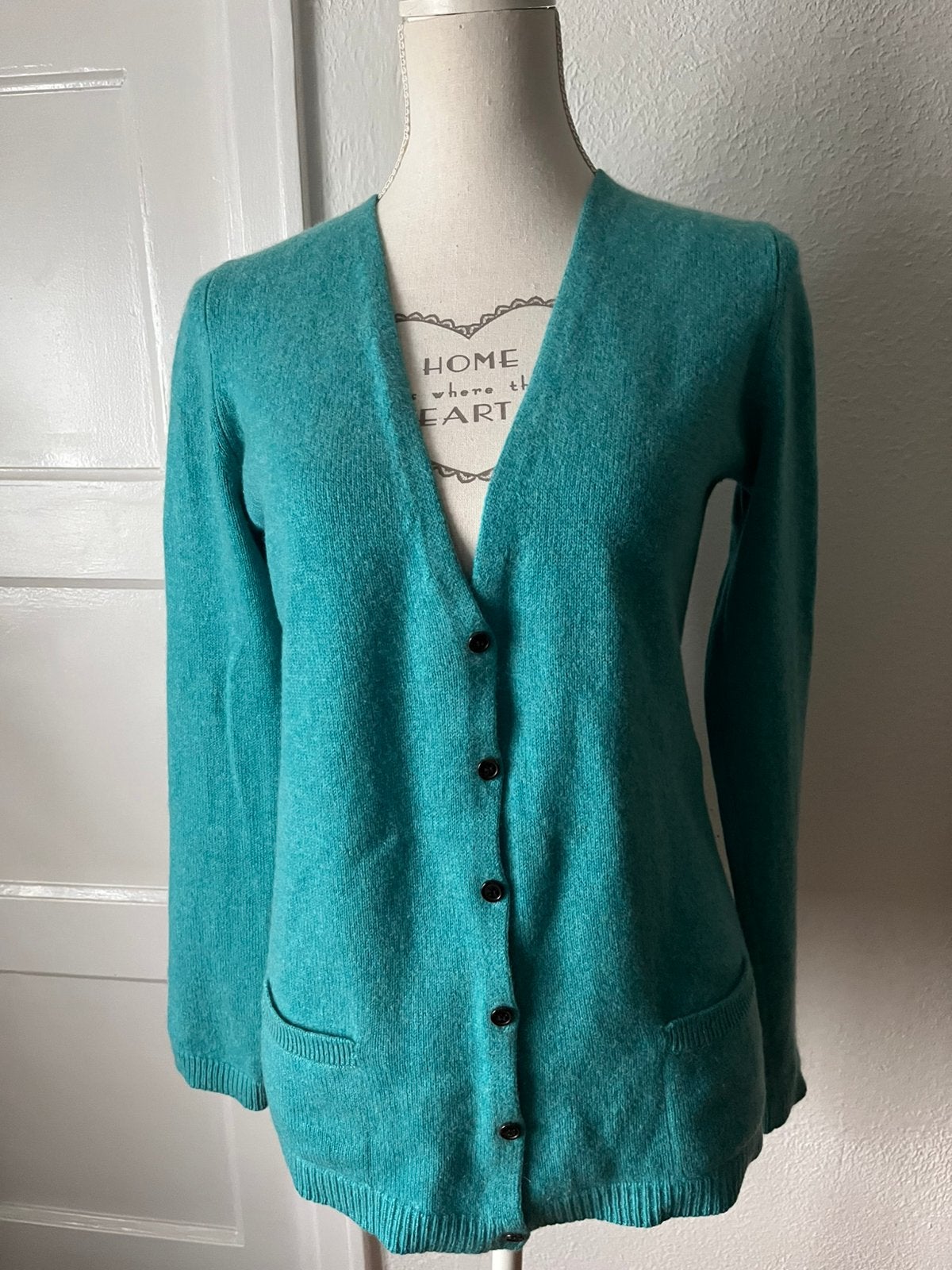 Eric Bompard, super mooi kasjmier vest, Ophalen of Verzenden, Zo goed als nieuw, Maat 38/40 (M), Groen