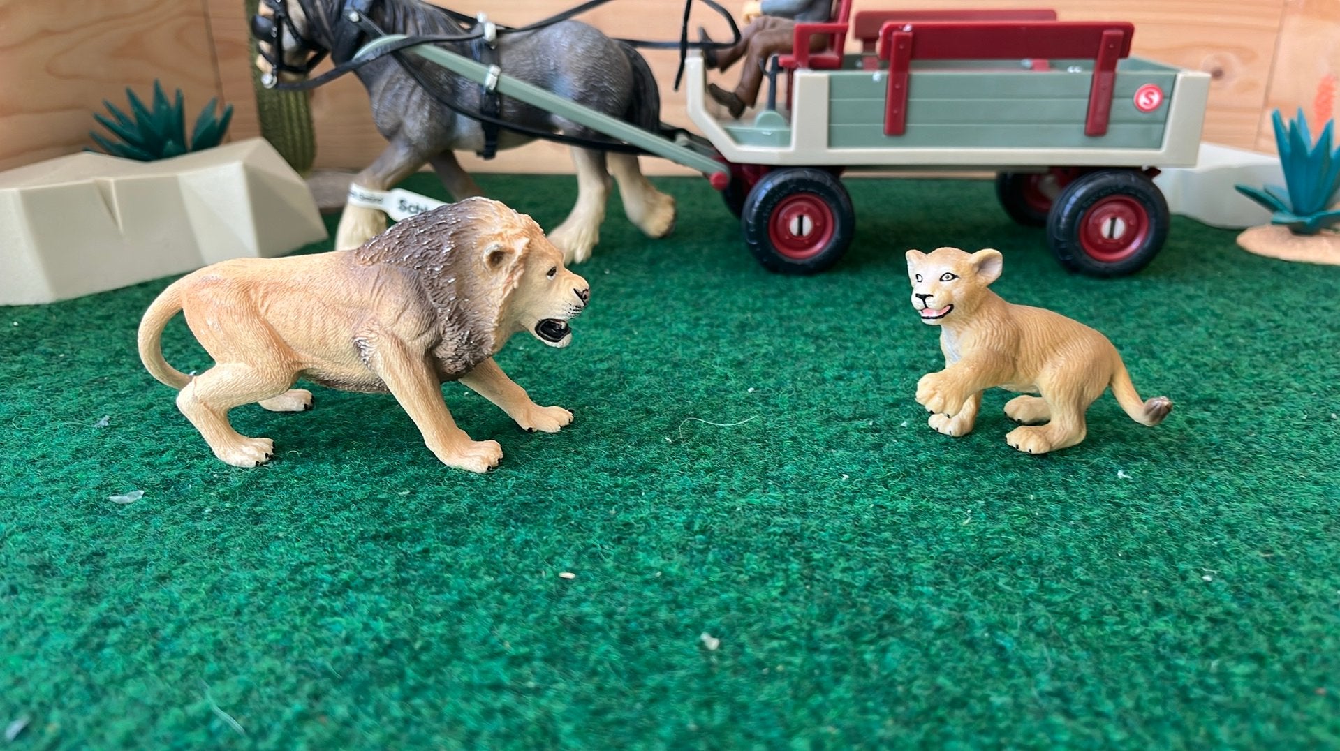 Schleich leeuwen, Ophalen of Verzenden, Zo goed als nieuw, Wild dier, Beeldje of Figuurtje