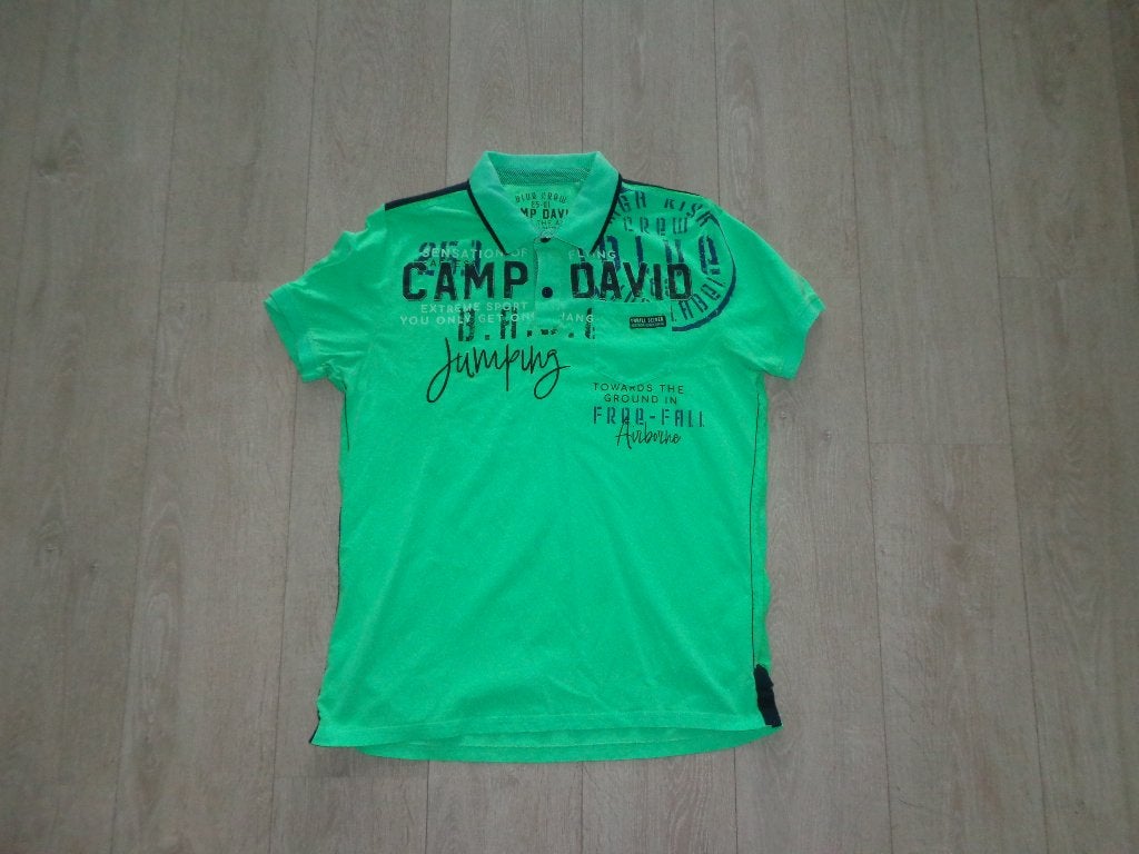 Camp David polo maat XXL, Ophalen of Verzenden, Gedragen, Overige maten, Groen