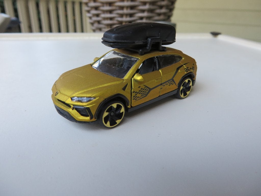 Majorette Lamborghini URUS met dakbak, Ophalen of Verzenden, Zo goed als nieuw, Auto