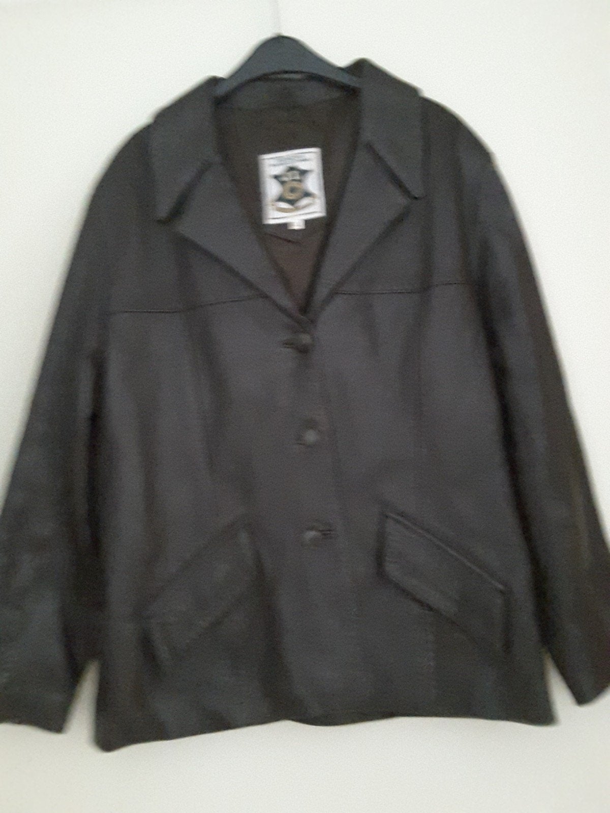 Vintage Just Leathers Leren Damesjas Maat XL, Ophalen of Verzenden
