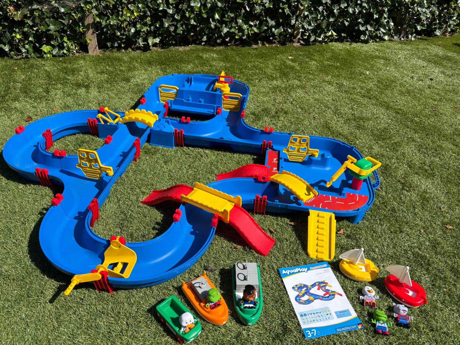 AquaPlay AmphieWorld XXL waterbaan + extra’s, 3-7 jaar, ZGAN, Ophalen, Zo goed als nieuw