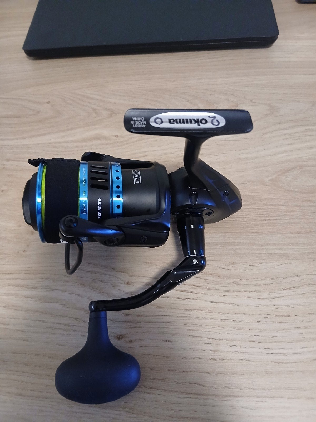 Te koop Okuma Azores ZXP-8000H bootmolen., Ophalen of Verzenden, Zo goed als nieuw, Molen