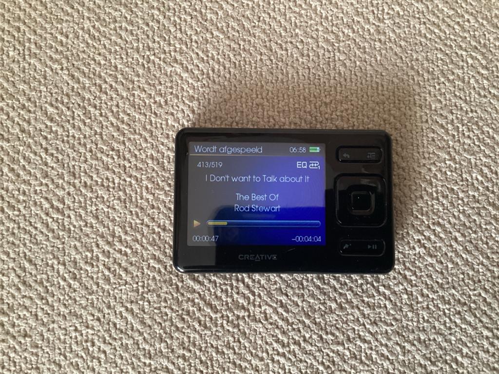 Creative Zen MP3-speler 8GB, Ophalen, Zo goed als nieuw, Overige merken