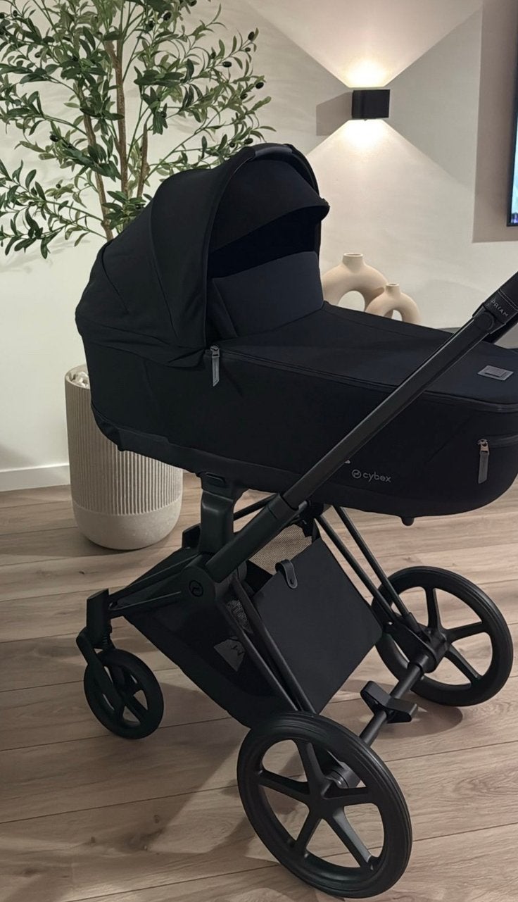Cybex Priam Lux Carry Cot- Zo goed als nieuw + regenhoes, Ophalen of Verzenden, Zo goed als nieuw, Met reiswieg, Kinderwagen