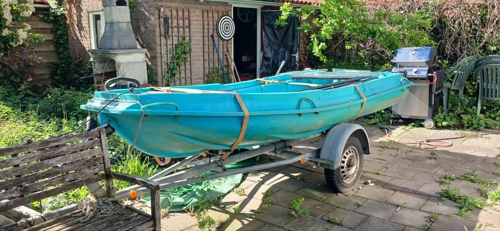 Jak werkboot 9.8pk, Watersport en Boten, Ophalen of Verzenden