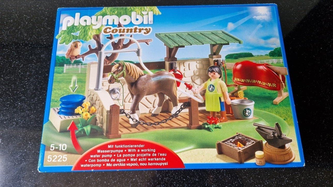 Playmobil Country Paardenwasplaats 5225, Kinderen en Baby's, Speelgoed | Playmobil, Ophalen of Verzenden, Zo goed als nieuw, Complete set