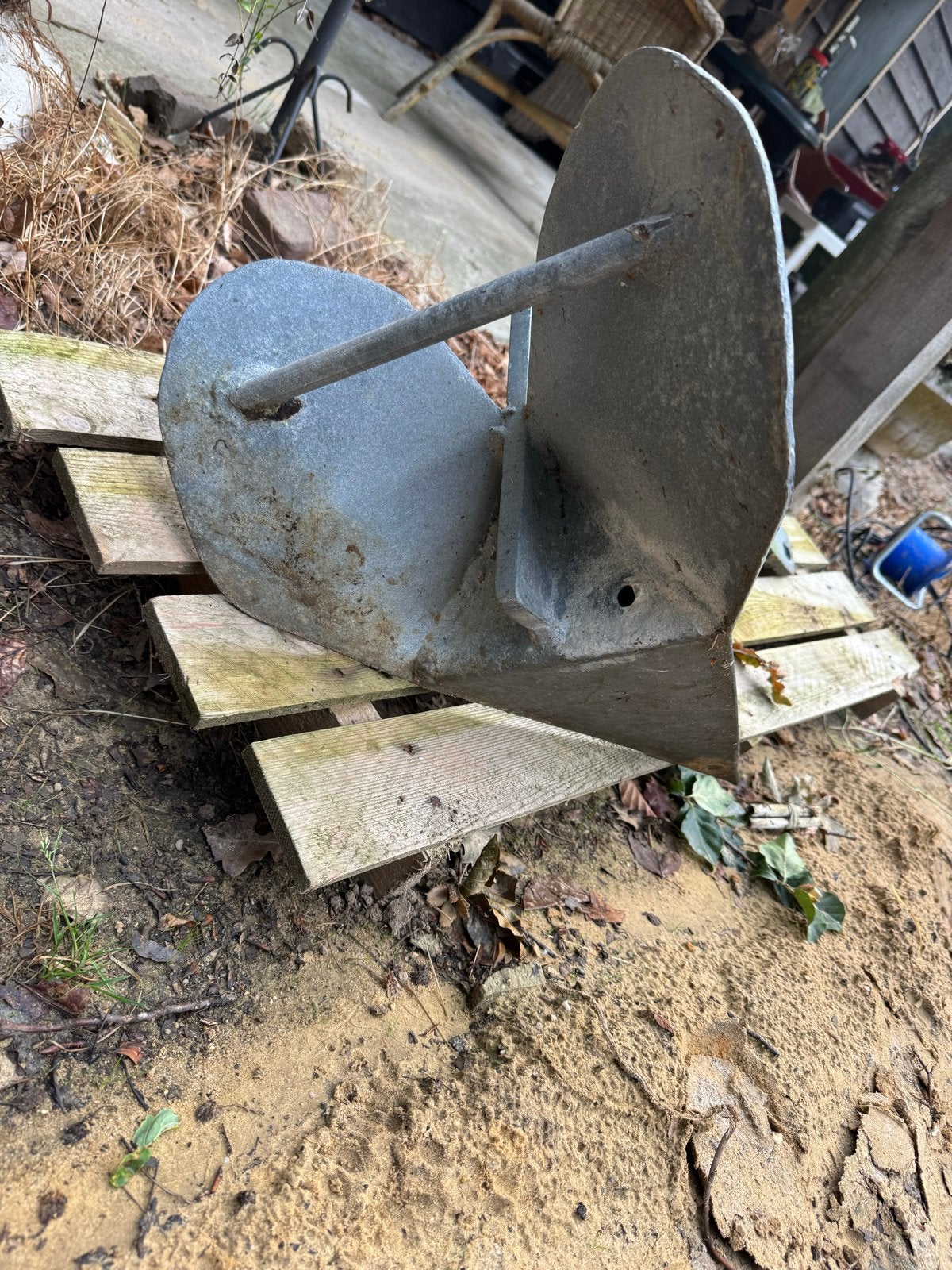 Delta gegalvaniseerd anker 20 kg, Ophalen, Gebruikt, Overige typen