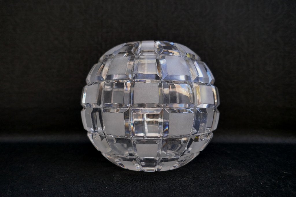 Design vaas - Kristal, Verzenden, 14 cm, Vaas, Glas
