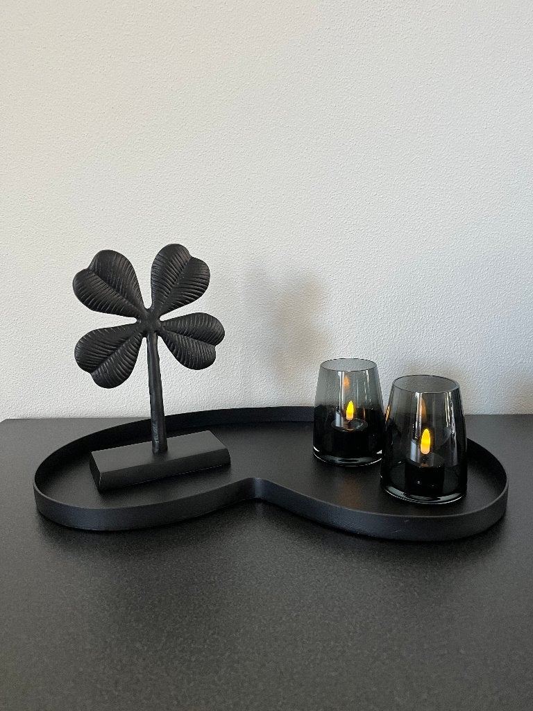 Vase The World plateau Villeta S zwart Nieuw!, Huis en Inrichting, Met opstaande rand, Nieuw, Ophalen of Verzenden, Dienblad