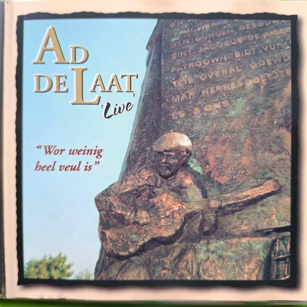 AD DE LAAT - LIVE - WOR WEINIG HEEL VEUL IS, Ophalen of Verzenden, Zo goed als nieuw
