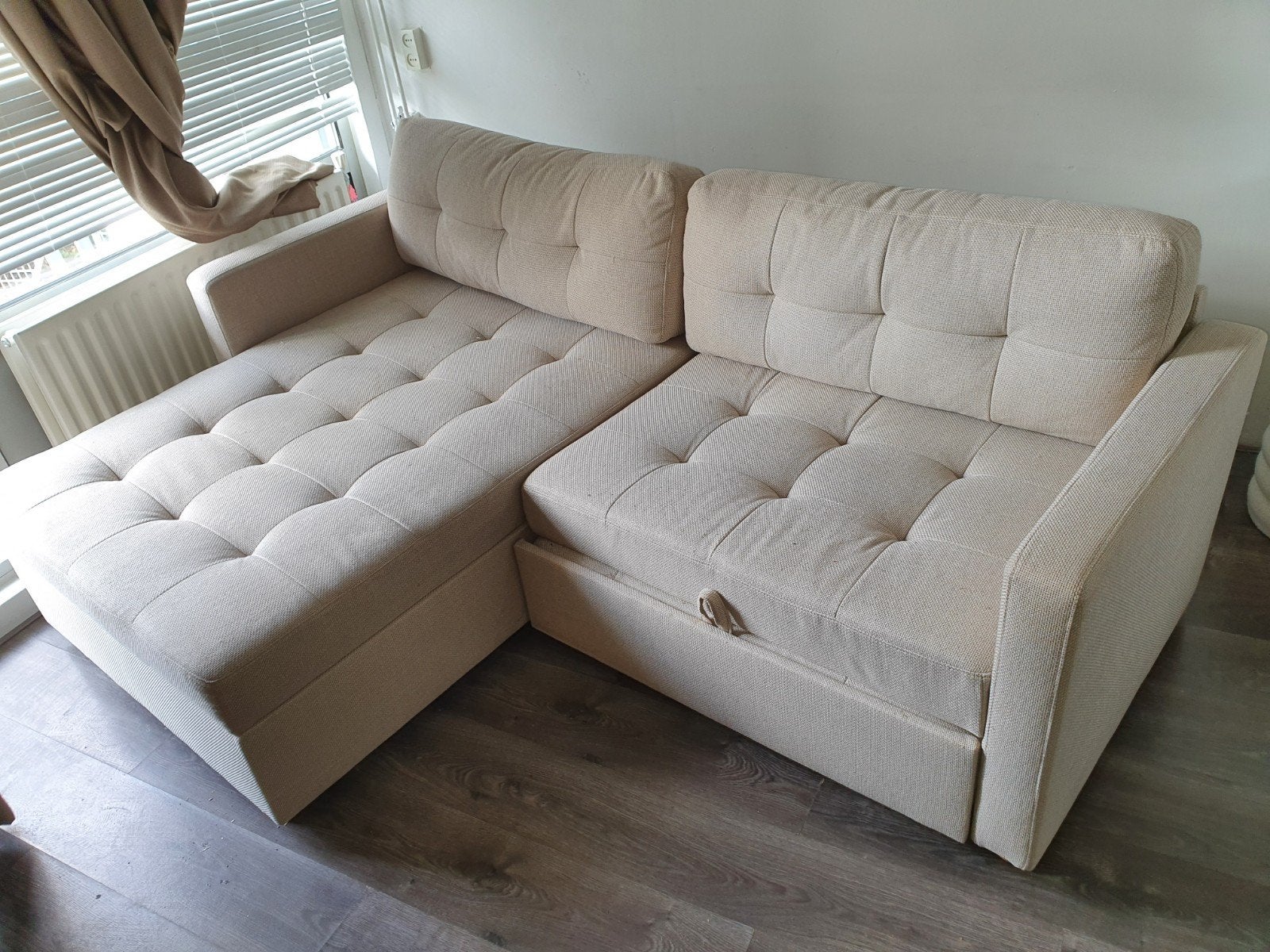 slaapbank, Ophalen, Gebruikt, Tweepersoons, 140 cm