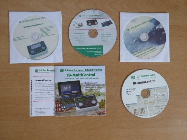 Uhlenbrock digitaal 4 cd's, Overige merken, Locomotief, Gelijkstroom of Wisselstroom, Ophalen of Verzenden
