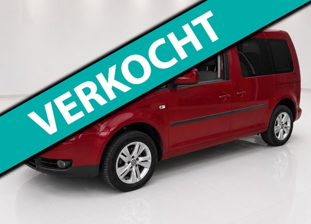 Volkswagen Caddy 1.6 Comfortline 5p. Lm Velgen Benzine Airco, Auto's, Volkswagen, Voorwielaandrijving, Stof, Gebruikt, 4 cilinders