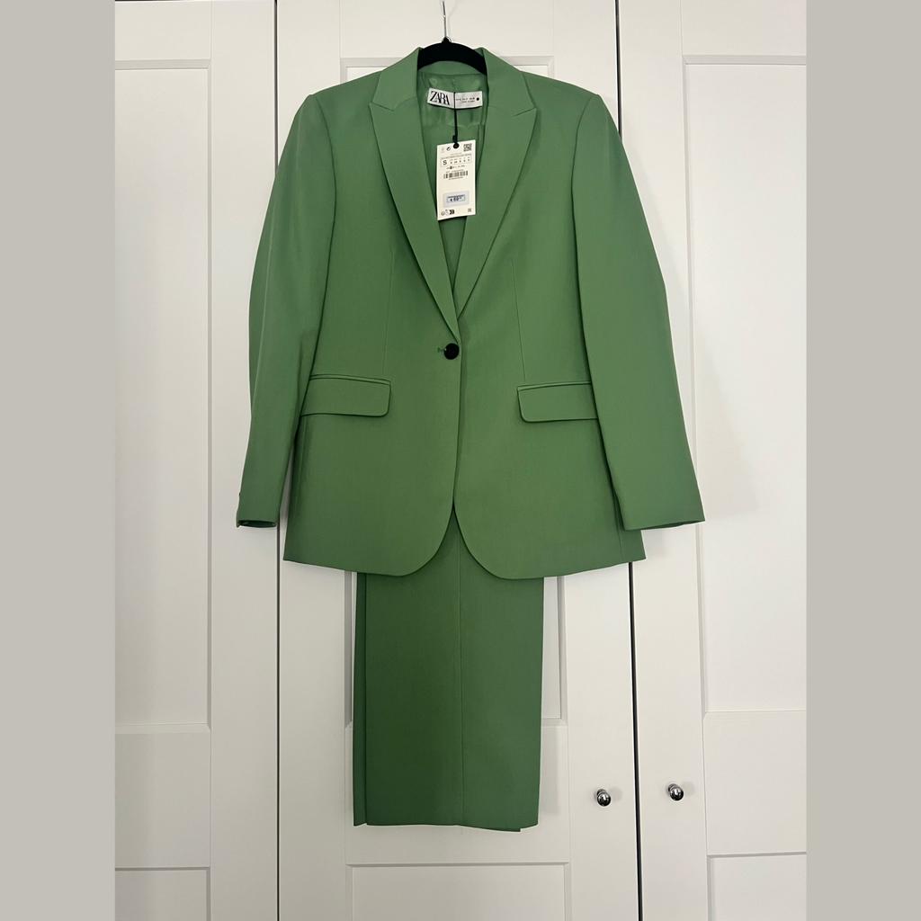 Zara compleet pak - blazer maat S en broek M - Nieuw, Kostuum of Pak, Nieuw, Ophalen of Verzenden, Maat 36 (S)