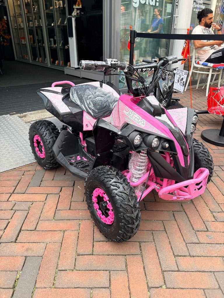 Ultra Motorcross Quad 1200W Elektrisch Roze | Gemonteerd, ., Nieuw, Ophalen of Verzenden, .