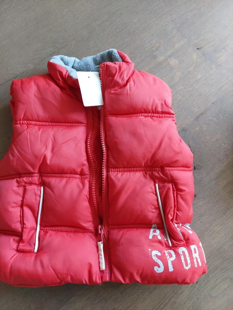 Nieuwe bodywarmer maat 80 jongen jas jack jasje, Kinderen en Baby's, Babykleding | Maat 80, Ophalen of Verzenden, Nieuw, Jongetje