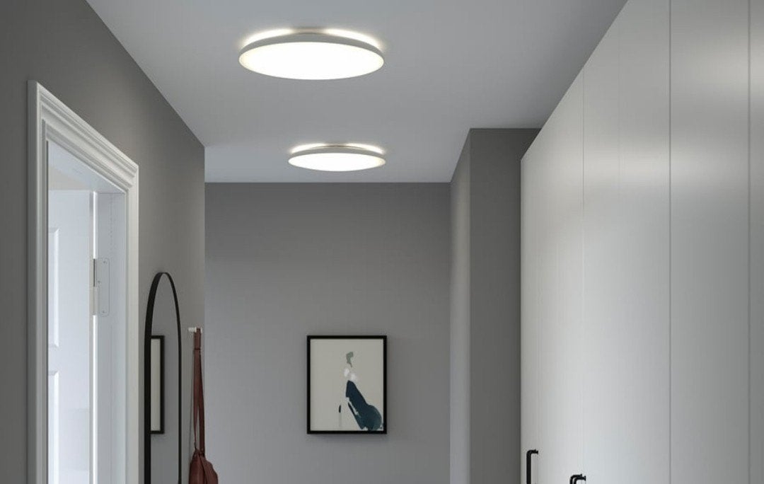 Led plafondlamp wit ikea, Ophalen, Overige stijlen, LED, Zo goed als nieuw
