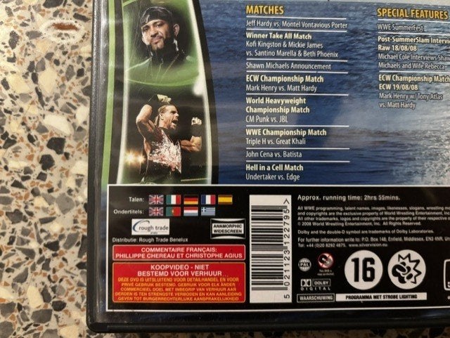WWE Summerslam 2008, Engels, Nederlands, Overige typen, Ophalen of Verzenden