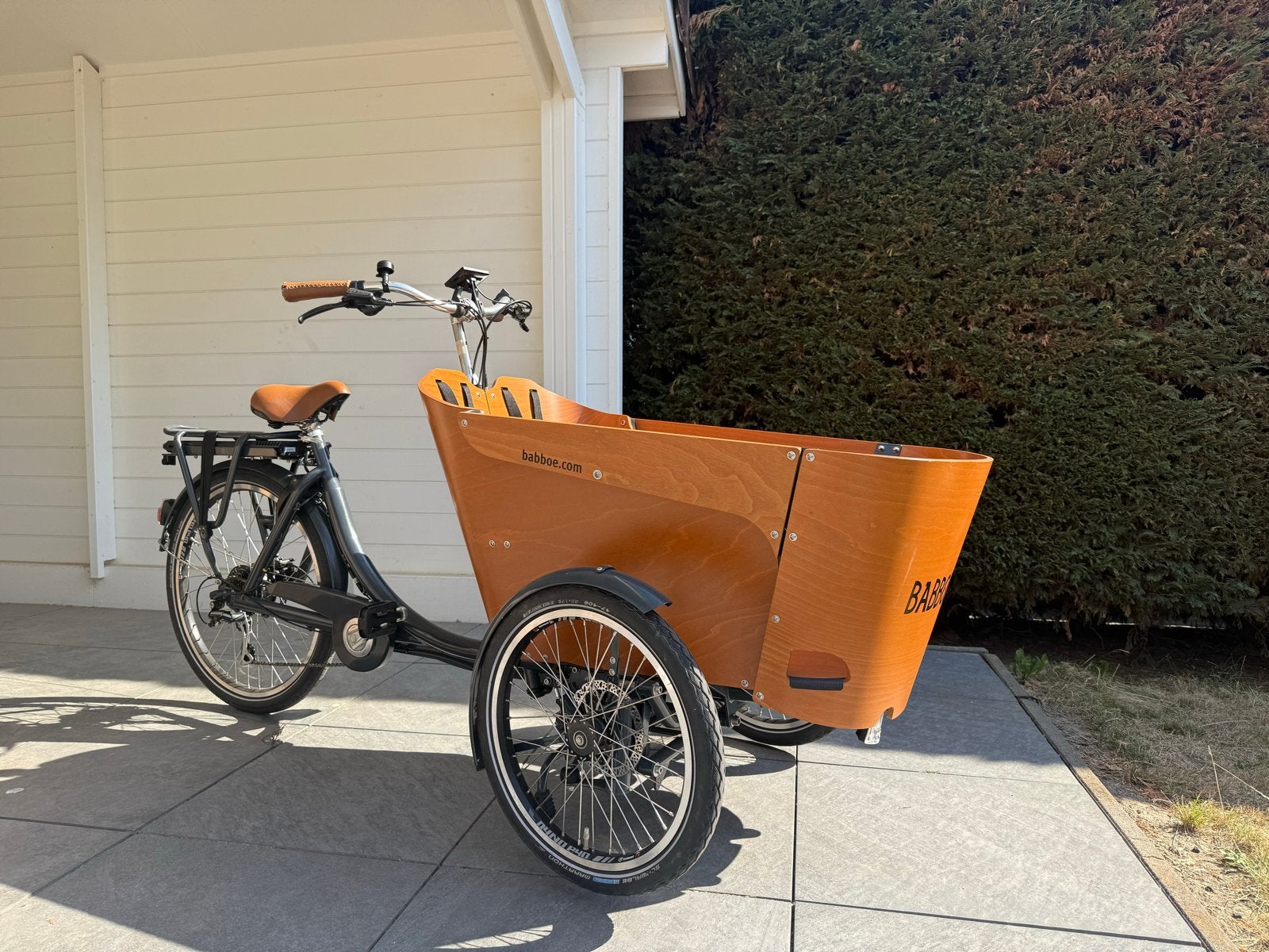 Babboe Carve bakfiets zo goed als nieuw, Elektrisch, Zo goed als nieuw, 2 kinderen, Schijfrem