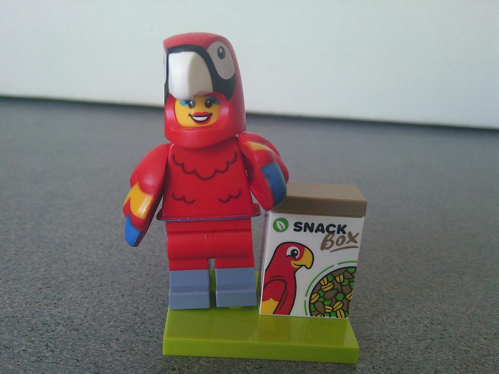 Minifiguur CMF serie 28: Vrouw in Papegaai Kostuum 71051, Verzenden, Lego, Nieuw, Minifiguren serie